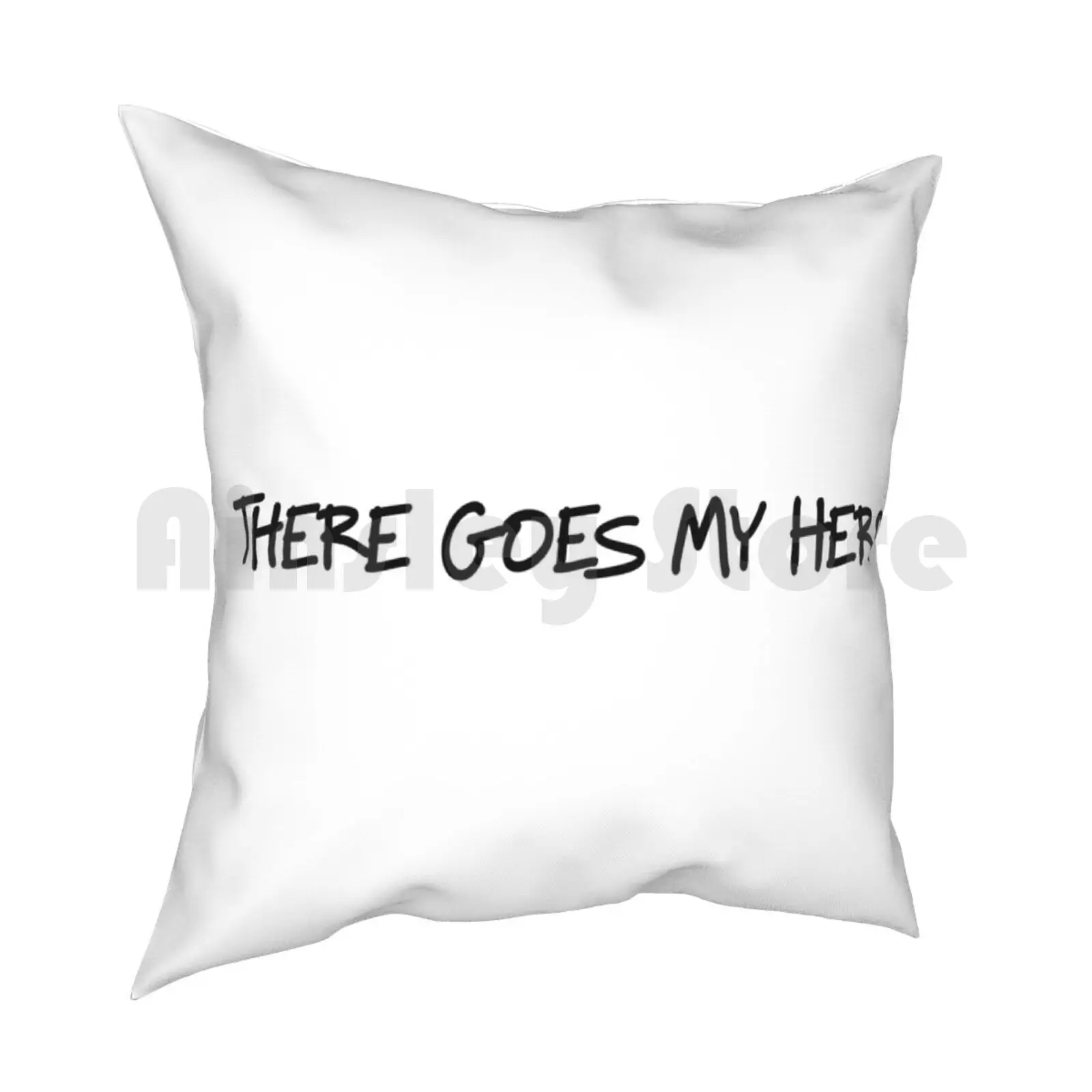 There Goes My Hero... Pillow Case Printed Home Soft DIY Pillow cover Dave Grohl Music Band Drum Drums Singer Guitar