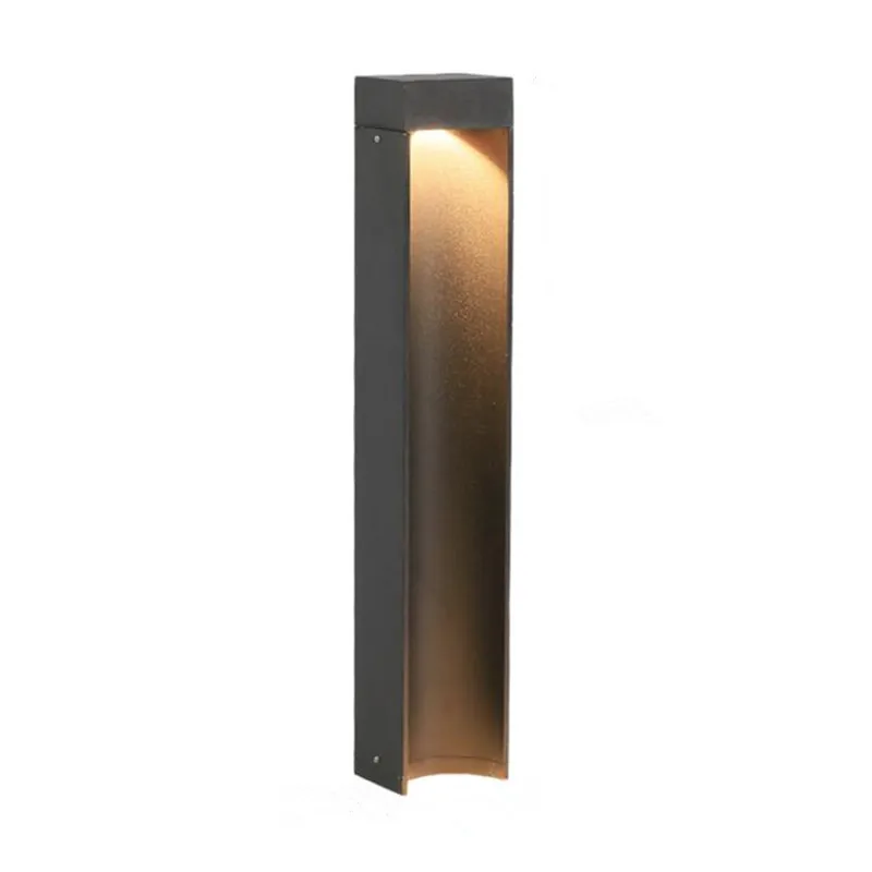 

15W Outdoor Garden Pole Bollard Light Landscape Villa Pathway Standing Pillar Light Aluminum Courtyard Lawn Bollard Light