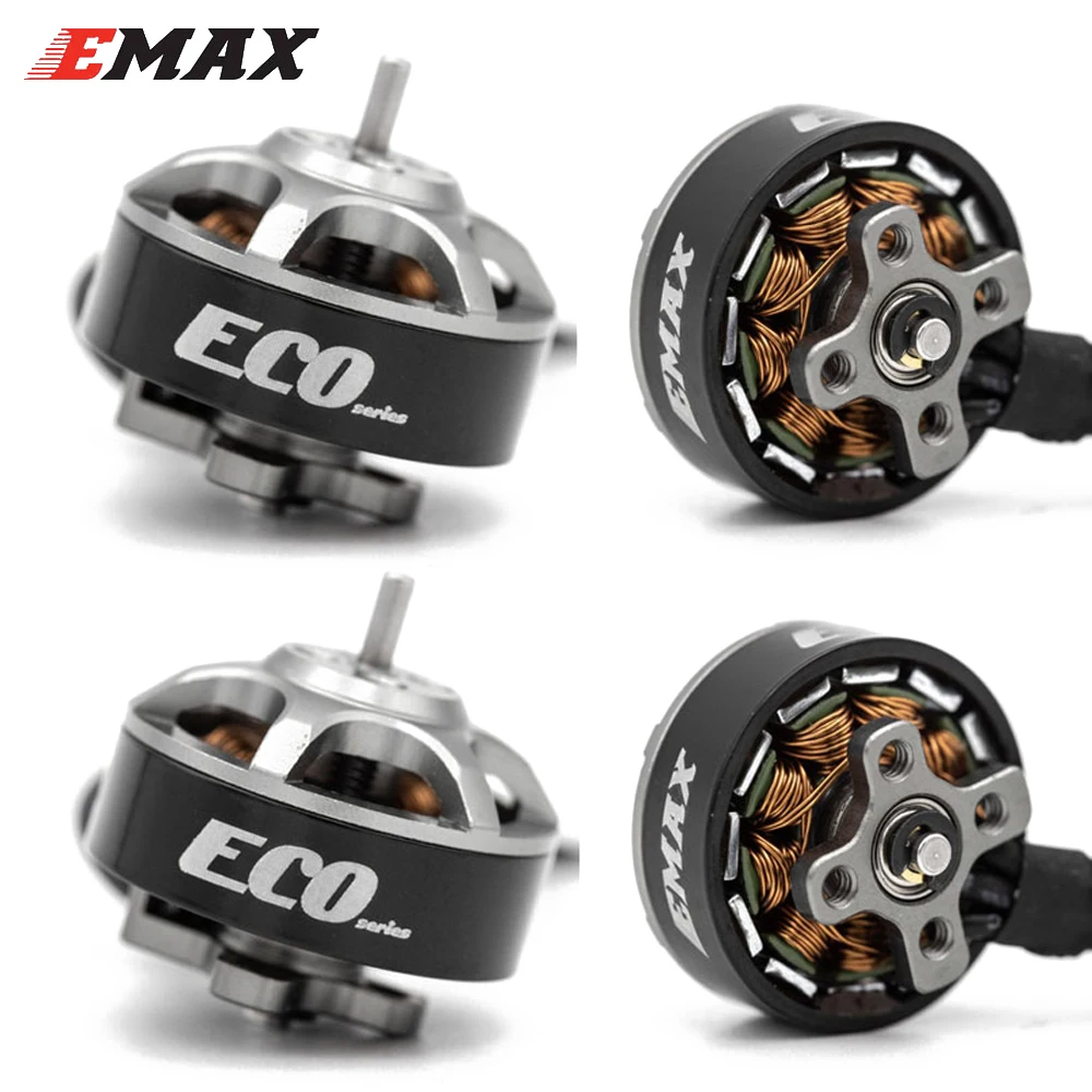 Emax Eco 1404 3700kv/6000kv 2 ~ 4S Cw Borstelloze Motor Voor Rc Fpv Racing Drone Quadcopter Vliegtuigen Aerobatic Accessoires