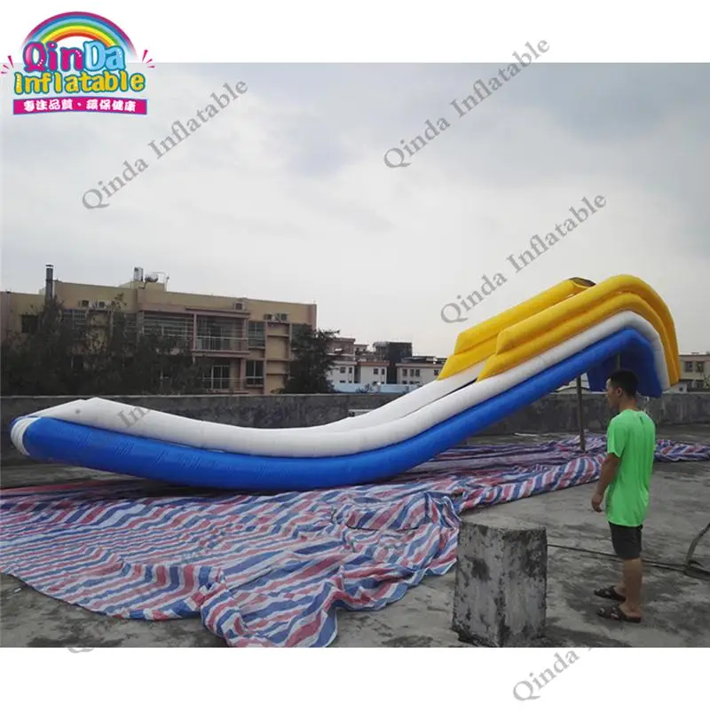 

Quality High Inflatable Boat Dock Slide 4m Height Inflatable Cruiser Slide For Yacht