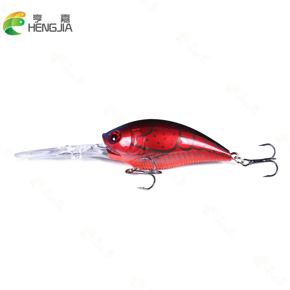Hengjia 12,5cm 20,5g Crankbait Köder Angelköder Hecht Karpfen Angeln Künstlicher Hartköder Wobbler Crankbait Angelzubehör