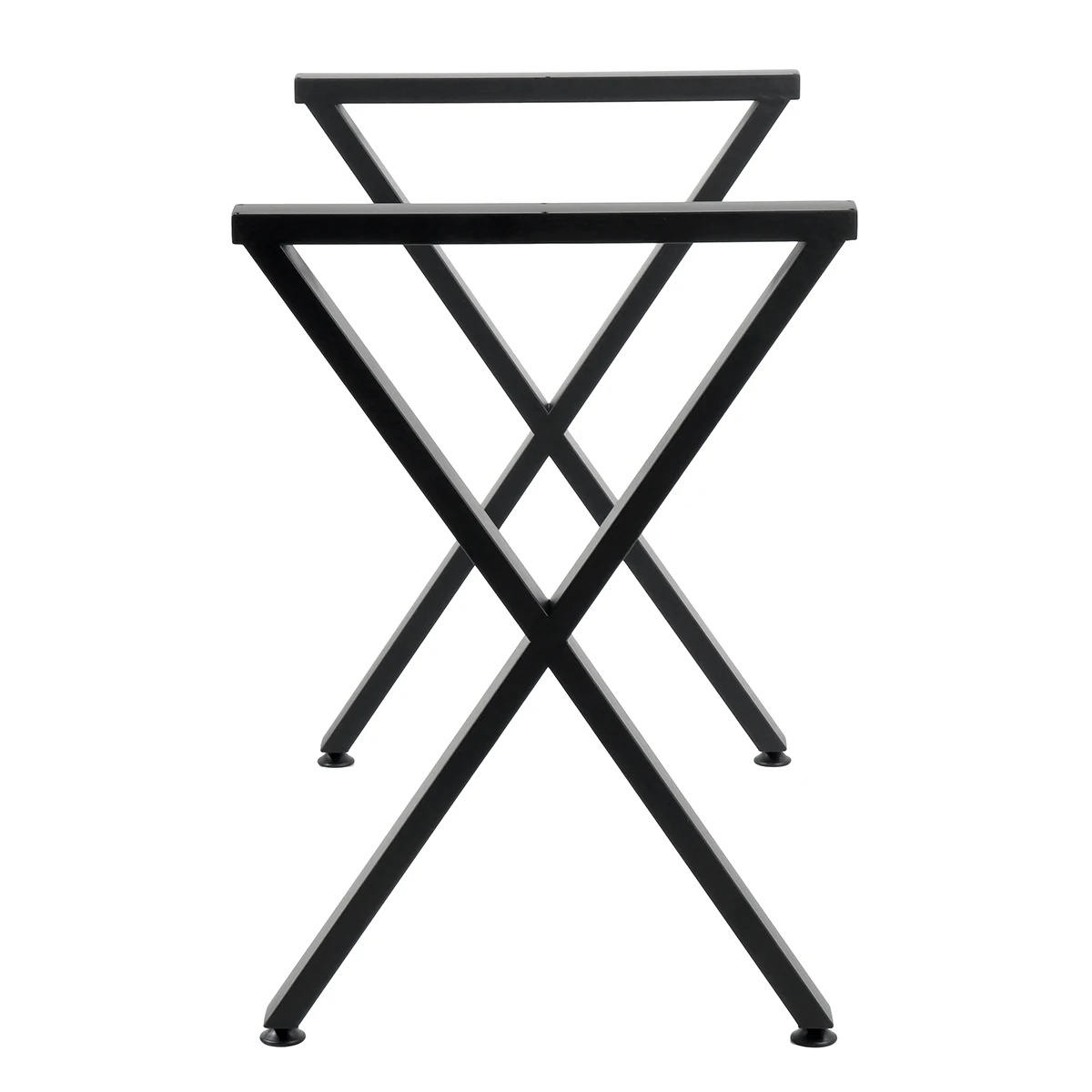 2pcs 40cm/71cm Metal X-Shape Furniture Legs Wrought Iron Table Legs Coffee Tables Stand Foot Sofa Desk Furniture Accessories