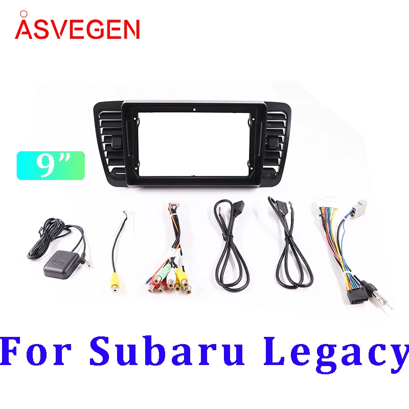 

9" Car Radio Fascia Frame For Subaru Legacy Car Dvd Frame Install Panel Dash Mount Installation Dashboard