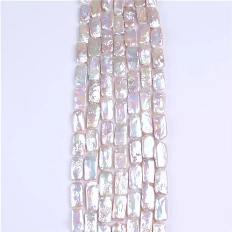 

wholesale 10*20mm square pearl strands