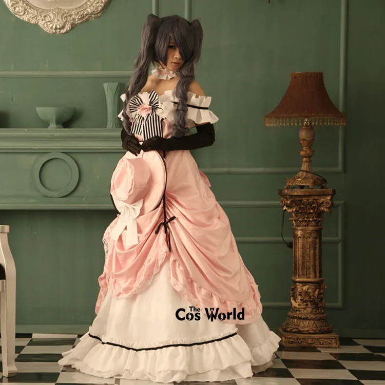 Black Butler Kuroshitsuji Ciel Phantomhive Maid Dress Outfit Anime Customize Cosplay Costumes