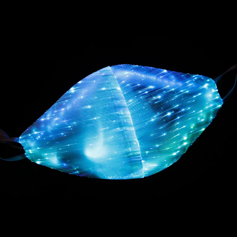 7 Color In One LED Mask Fashion Creative Light Up Costume Accessories For Halloween LED Clothes