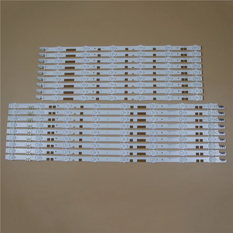 18PCS LED Array Bars For Samsung UA55JS7200 LED Backlight Strips Matrix Kit V5DR_550SCA Lamps Lens Bands V5DR_550SCB[15.05.30]