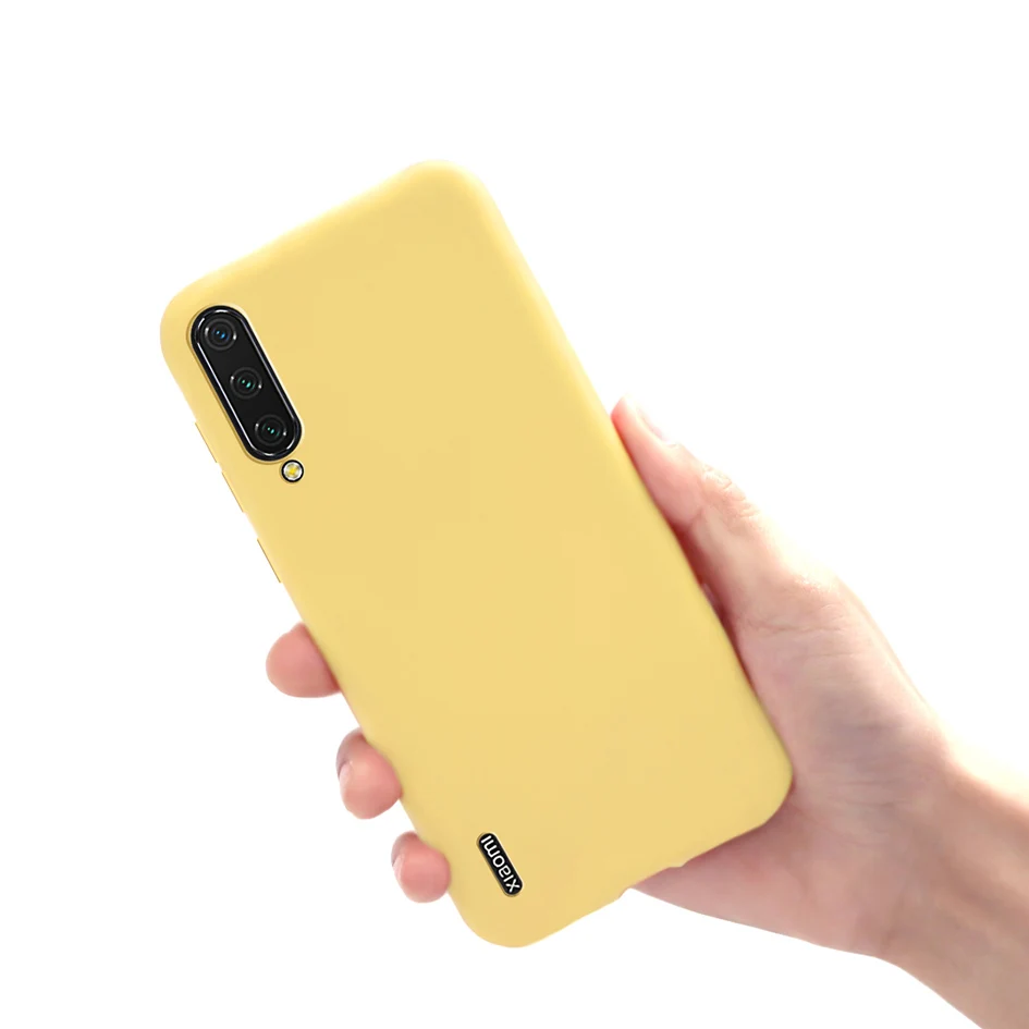 Di Colore della caramella Copertura di Caso Per Xiao mi mi A3 xiao MI Mi A3 lite cassa del TELEFONO Molle Del Silicone Della Copertura Posteriore paraurti Per Xiao mi mi A3 mi A3 lite