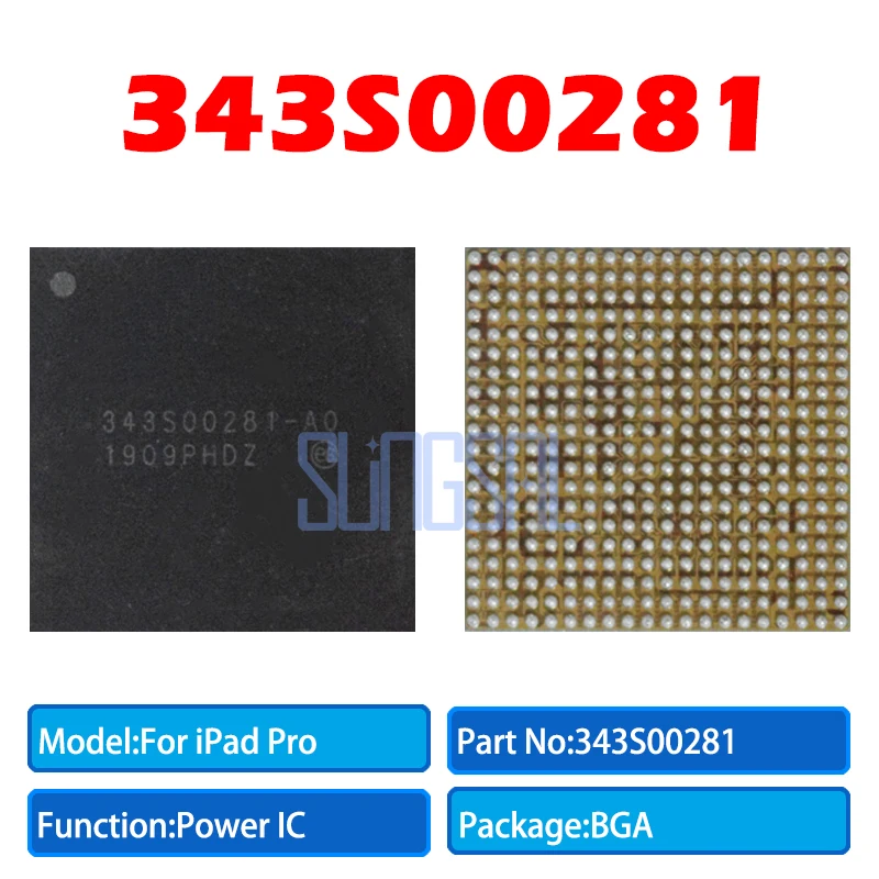 

3pcs/lot Original 343S00281 For iPadPro 2th GEN 10.5 12.9 PM IC A1701 A1709 A1852 Blg Power Management Main Power Supply