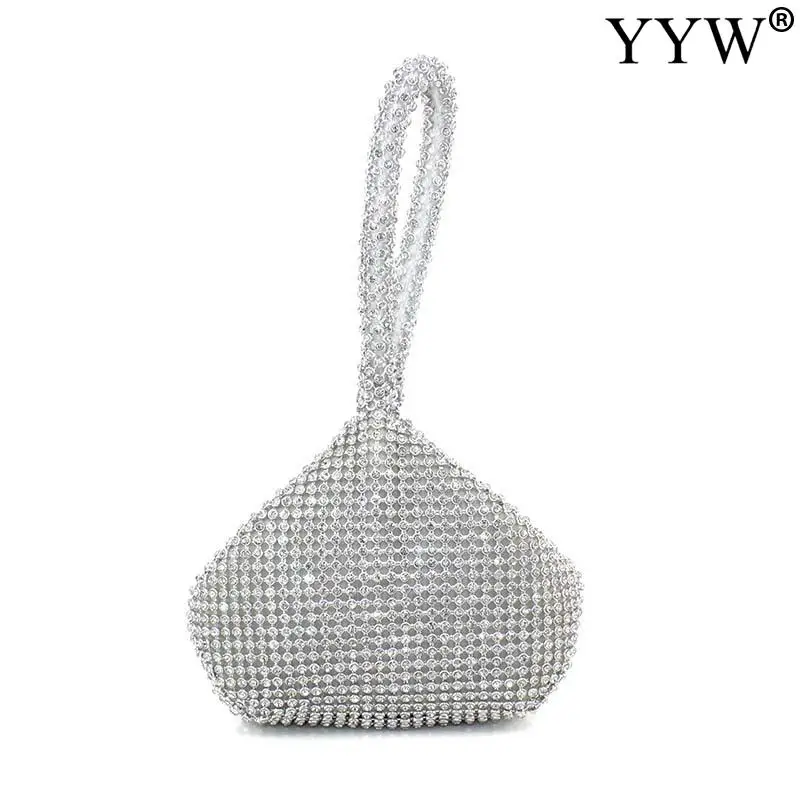 2021 Luxury Women Clutch Bag With Rhinestone Diamonds Vintage Exquisite For Ladies Party Wedding Mini Purse Handbag Evening Bag