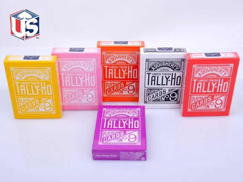 Tally-Ho Reverse Rose Playing Cards Fan Back Deck Card Games Magic Tricks