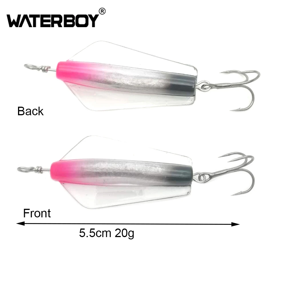 WATERBOY TW 5,5 cm 20g Teufel Angeln Locken VIB Kunststoff Salzwasser Süßwasser Canberra Mörder Tasmanian Salmon Pike Walleye Bass Köder – Detail 17