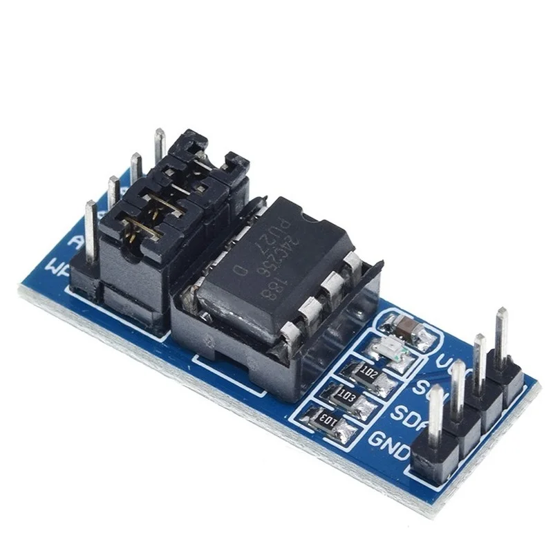 Novo módulo de memória eeprom interface at24c256 24c256 i2c