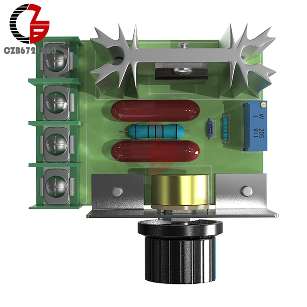 Spannung Regler 2000W Einstellbare SCR DC Motor Speed Controller Regler Soft Start Motor Speed Control Power Regler