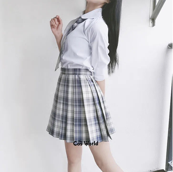 [Sanfte Messer] Mädchen der Japanischen Sommer Hohe Taille Gefaltete Plaid Röcke Frauen Kleid Für JK Schuluniform Studenten tücher