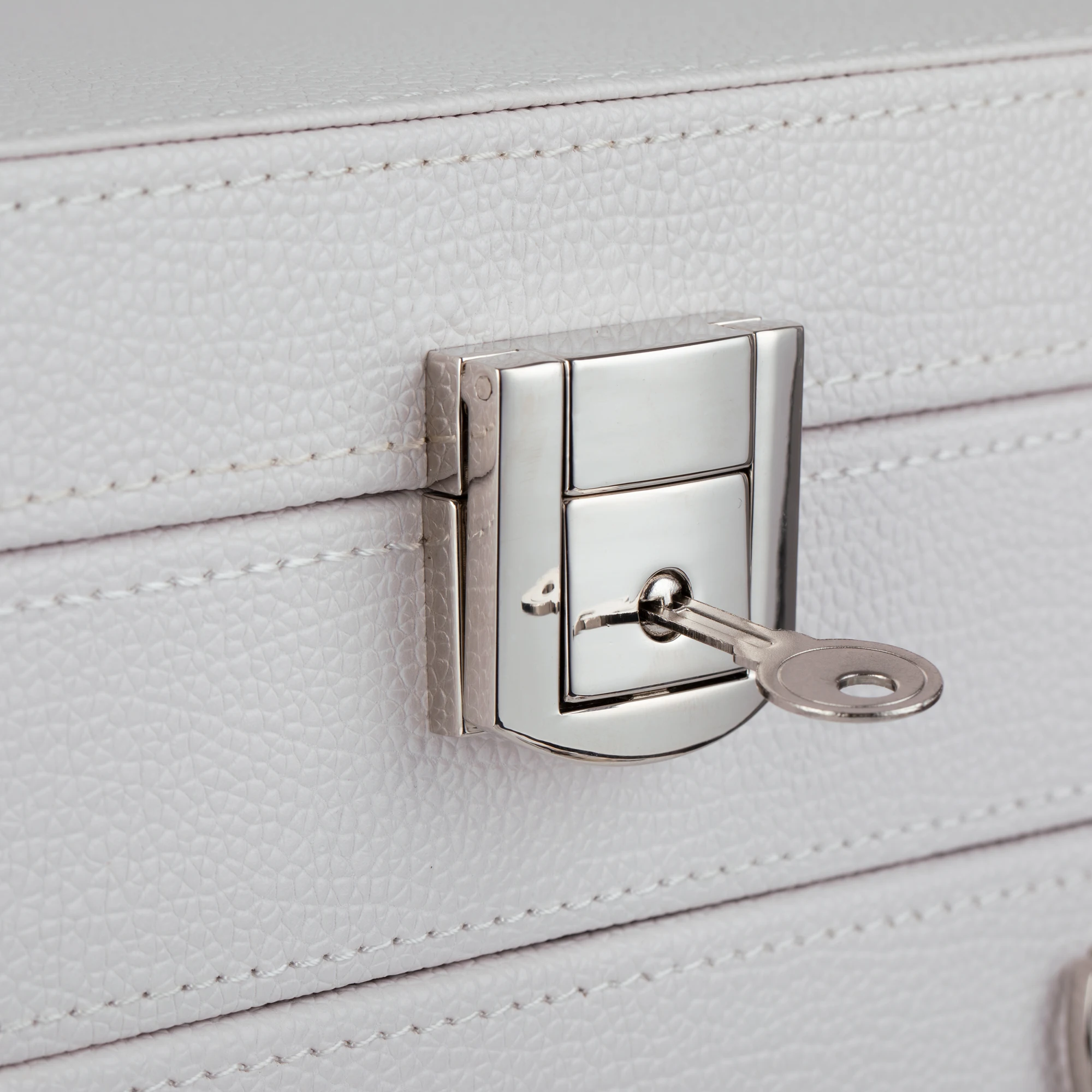 Large Jewelry Box Ring Organiser Jewellery Display Case With Lock Cabinet Bracelets Necklaces Packaging  PU Leather Casket
