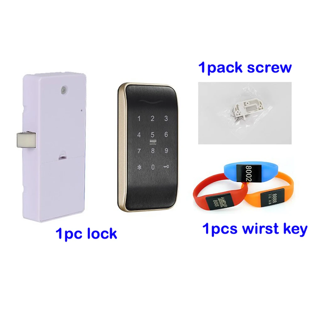 Digital keypad electronic locker lock Smart 125KHz RFID card Password Cabinet Lock Conbination drawer lock for lockers EM167