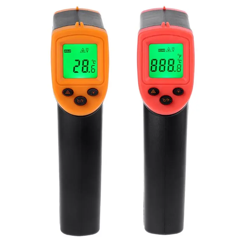 -50 ~ 600 ℃ -58 ~ 1122 rilevatore termometro digitale pirometro misuratore di temperatura elevata HW600 termometro a punto Laser IR a infrarossi