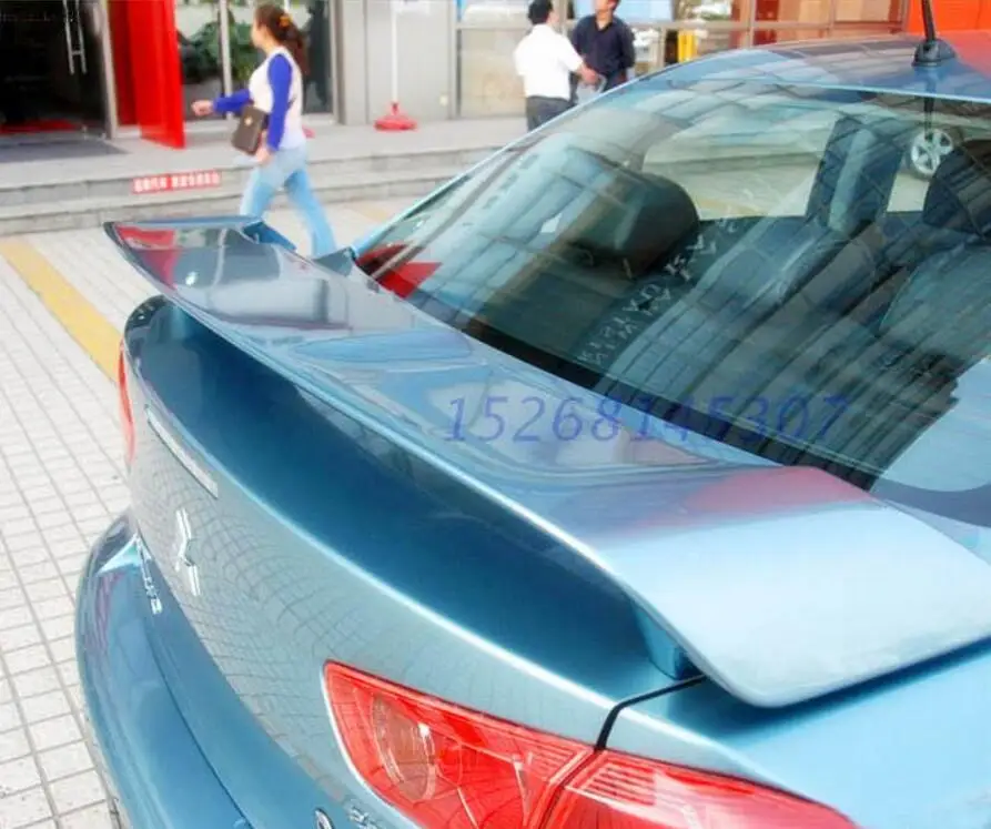 

ABS No paint Car Rear Wing Trunk Lip Spoilers For Mitsubishi Lancer 2009 2010 2011 2012 2013 2014 2015 2016