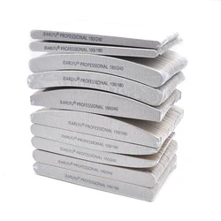 100pcs/lot Nail File 100 180 240 Wood Various File Nail Polish Manicure Sanding Vijlen Nails Buffer Professional Nail Art Tool