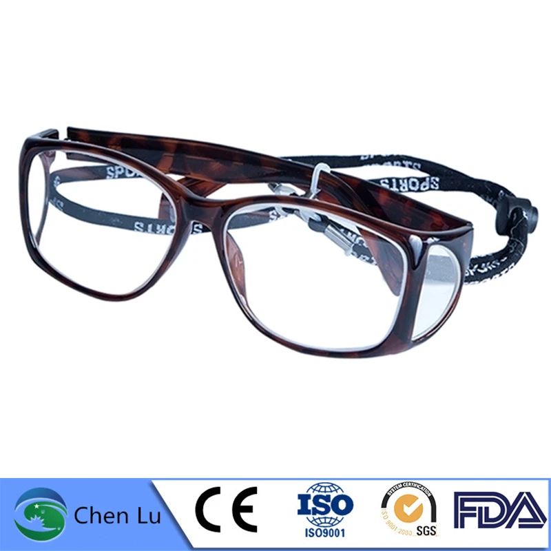 Genuine nuclear radiation protective lead spectacles(with side defense) x-ray gamma ray protective 0.5/0.75mmpb lead glasses