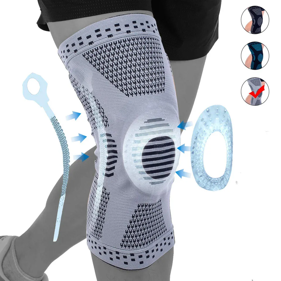 Genouillère de compression professionnelle, soutien pour les instituts d\'arthrite, Li-oto, ACL, MCL, déchirure du ménisque, post-propor, 1 pièce