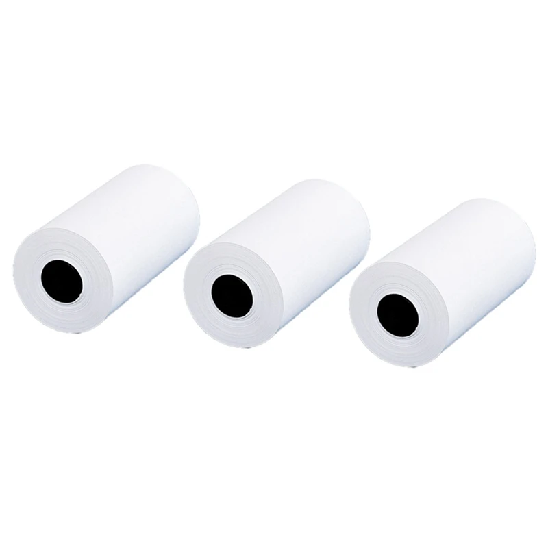 3Rolls Thermal Receipt Paper 57X30mm Rolls, POS Thermal Paper Rolls Fit Credit Card Machine, Cash Register