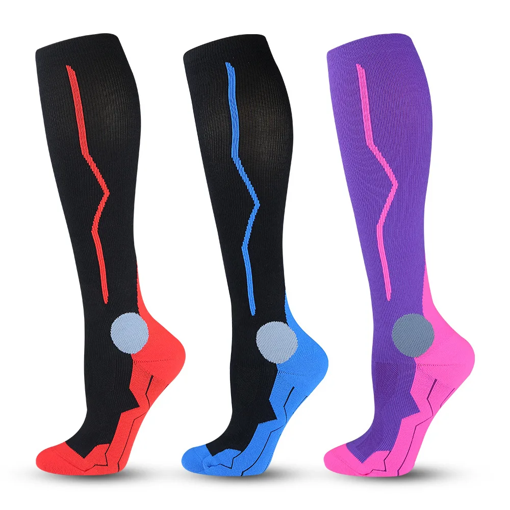 Compression Stockings Socks Sports Cycling Men Long Nursing Man Football Running Skate Basketball Women Women\'s Set Knee-high