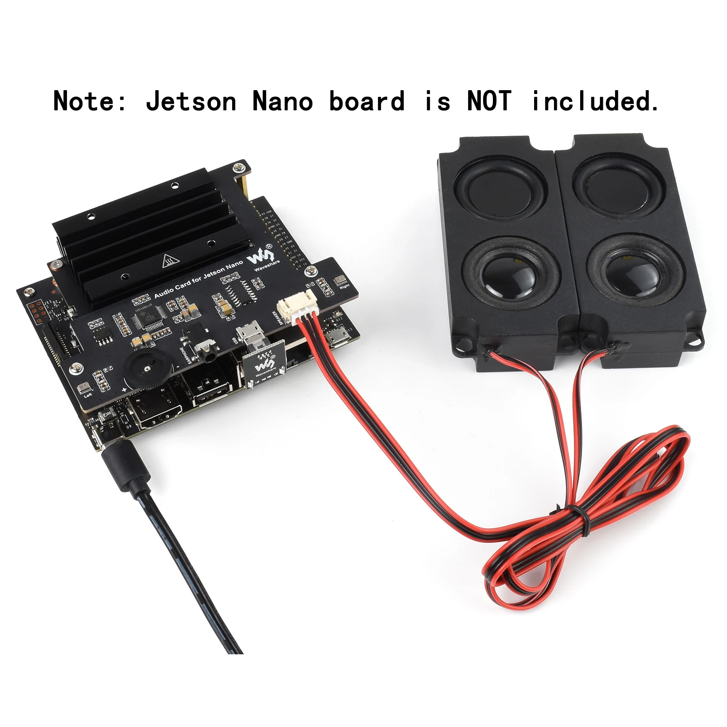 

Audio Decoding Output Expansion Board Sound Card Module HAT Speaker Kit for Nvidia Jetson Orin Nano Developer Kit B01 2GB 4GB