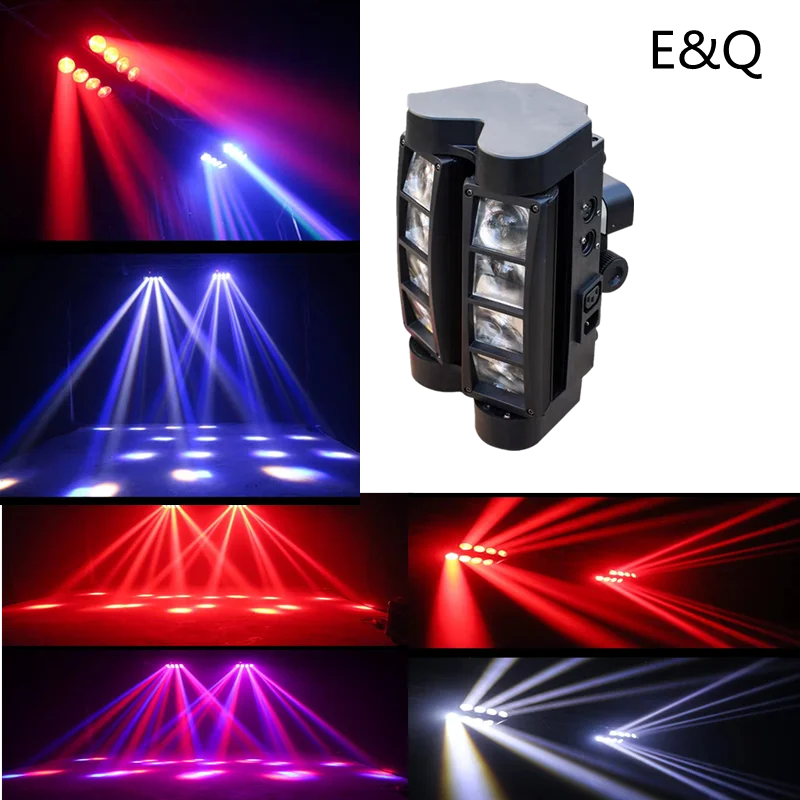 

Hot-selling mini spider moving head light, LED light professional DMX512 control channel suitable for disco, dj music party.