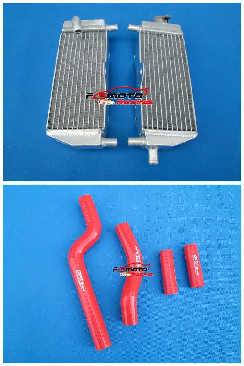 Aluminum Radiator + Silicone Hose For Yamaha YZ250 YZ 250 1996-2001 1997 1998 1999 2000 96 97 98 99 00 01