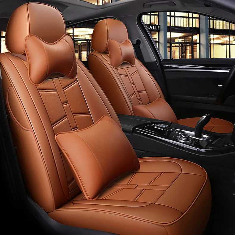 custom car seat cover leather for Land Rover Discovery 3 4 5 Sports Evoque FreeLander 2 Range Rover Sport velar car accessories