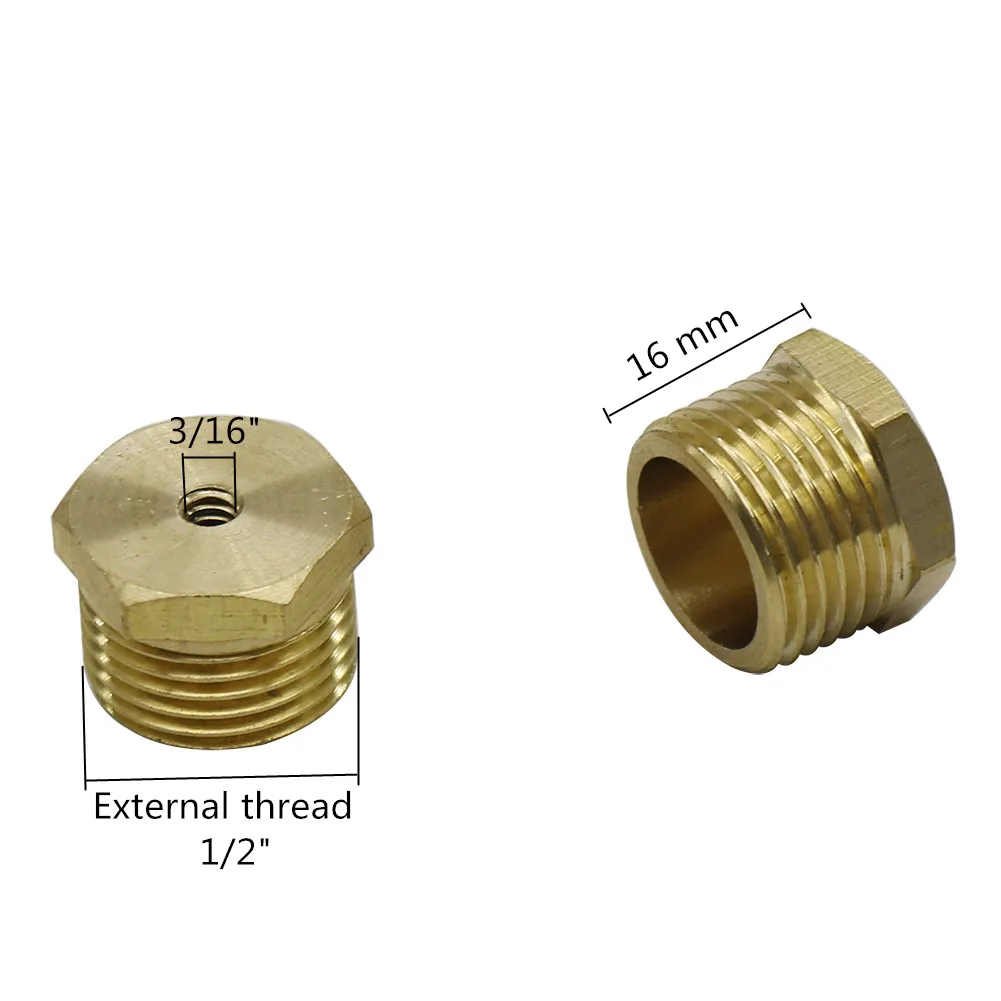 1 szt. Mosiężne 3/16 \