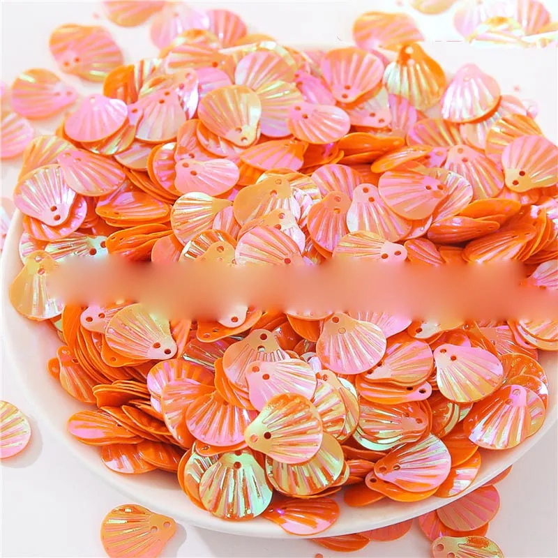 18 * 22mm color shell beads sequins clothing accessories accessory crystal mud DIY jewelry accessories party decoration sequins