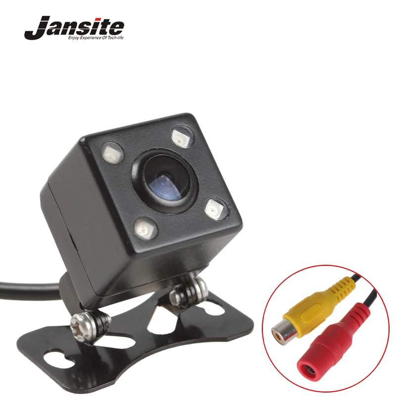 Universal Waterproof Rear View Camera Wide Angle Car Back Reverse Camera  CCD 4 LED Light Night Vision Parking Assistance Camera