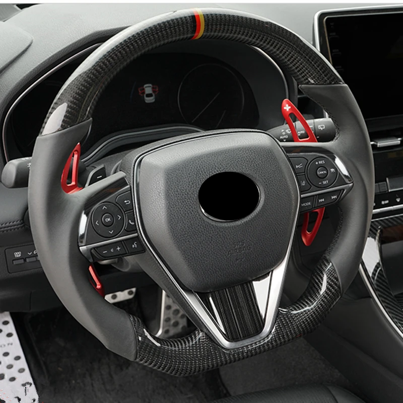 

Для Toyota Camry XV70 Avalon XX50 2018 2019 2020 2021 1 шт. Роскошные аксессуары для украшения рулевого колеса