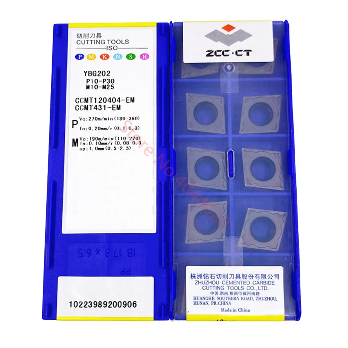 ZCC.CT CCMT060204 CCMT060208 CCMT09T304 CCMT09T308 CCMT120404 CCMT120408 YBG205 YBM253 YBG202 Carbide Insert CCMT Inserts