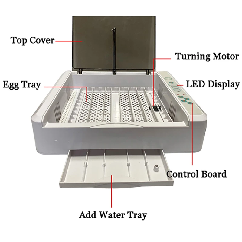 Newest 36 -120 Eggs Full Automatic Chicken Egg Incubator Brooder Hatchery Poultry equipment incubator Machine Automatic Turn Egg