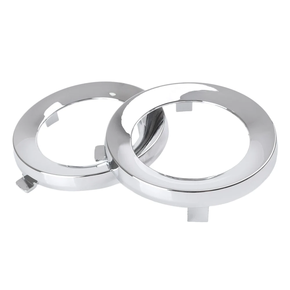 2PCS Chrome Car Driving Fog Light Lamp Cover Trim Ring 57731SC000 For Subaru Forester 2009 2010 2011 2012 2013