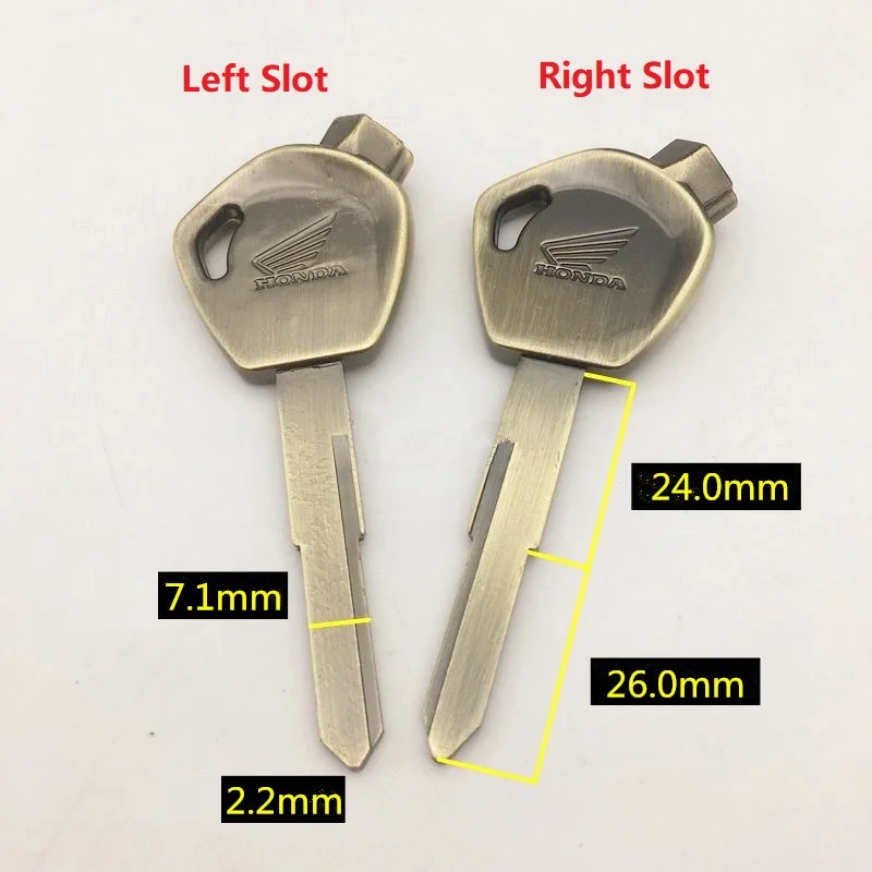 

plating handle with magnetic PHD 38 gold Motorcycle left groove and right groove blank keys