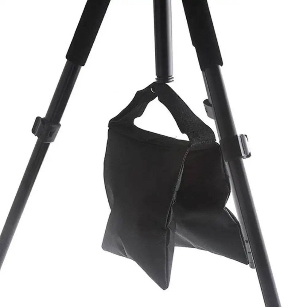 Bolsas de arena negras para fotografía, soporte de fondo, brazo de estudio fotográfico, trípode de luz voladizo, bolsa de arena resistente