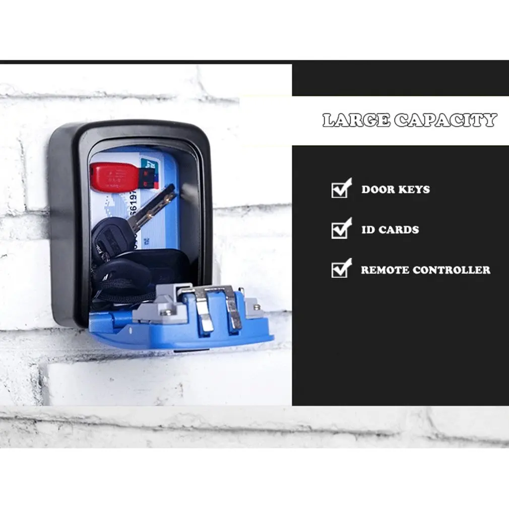 Chiave Password Scatola di Decorazione di Grande Formato Codice Chiave Scatola di Immagazzinaggio Chiave di Blocco Parete della Scatola di sapone di Dialogo Della Password Outdoor Chiave di Sicurezza casella di blocco