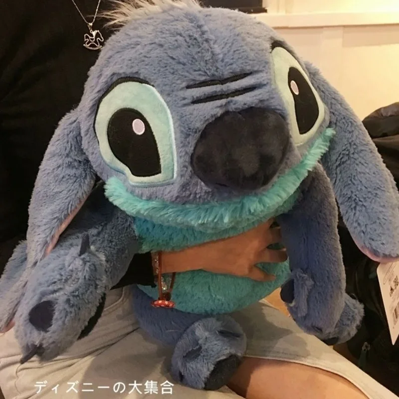 60cm Lilo i stich Disney Store duże zabawki pluszowe poduszki z Anime dla snu dzieci lalki dziewczyny prezent urodzinowy dla dzieci