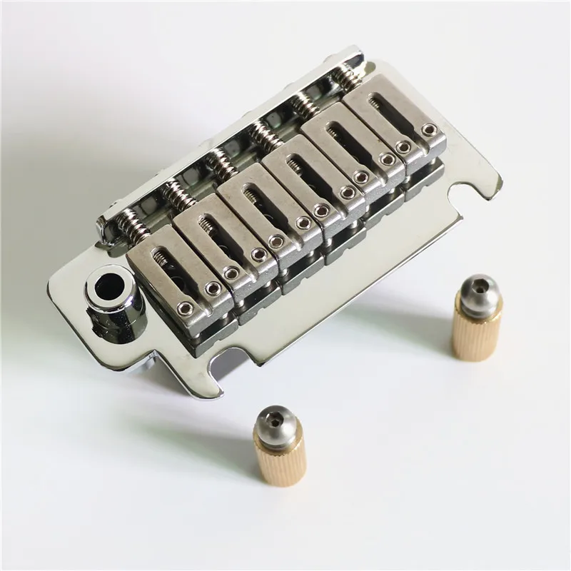 Donlis 52.5mm Stainless steel ST guitar tremolo bridge with full block and brass posts