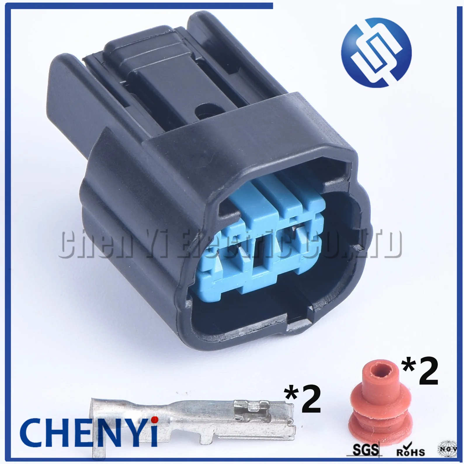 1set 2 Pin Waterproof Electrical Automotive Cable Socket Female Connector 6189-0593 6189-0552 for Honda Jazz GD3 Engine Gearbox