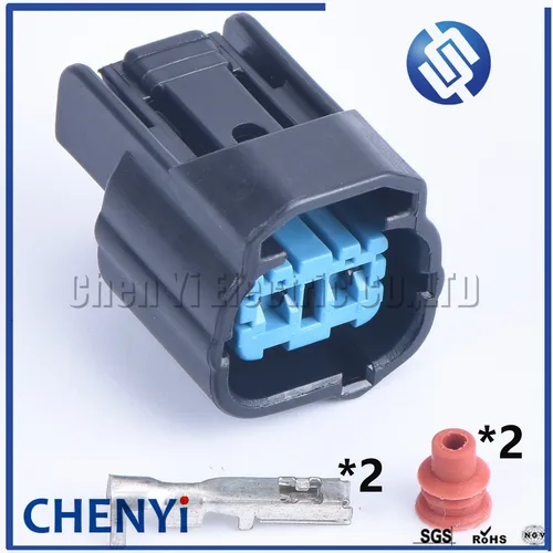 Imagen 2 del producto Conector hembra de Cable automotriz eléctrico impermeable de 2 pines 6189-0593 6189-0552 para caja de cambios de motor Honda Jazz GD3