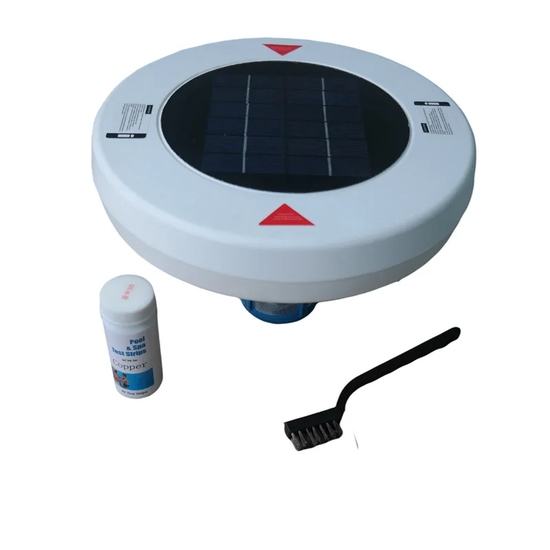 Solar Pool Ionizer Water Filter Purifier Prevent Algae 85% Less Chlorine Keep Pool Clear Up to 22,000 Gal