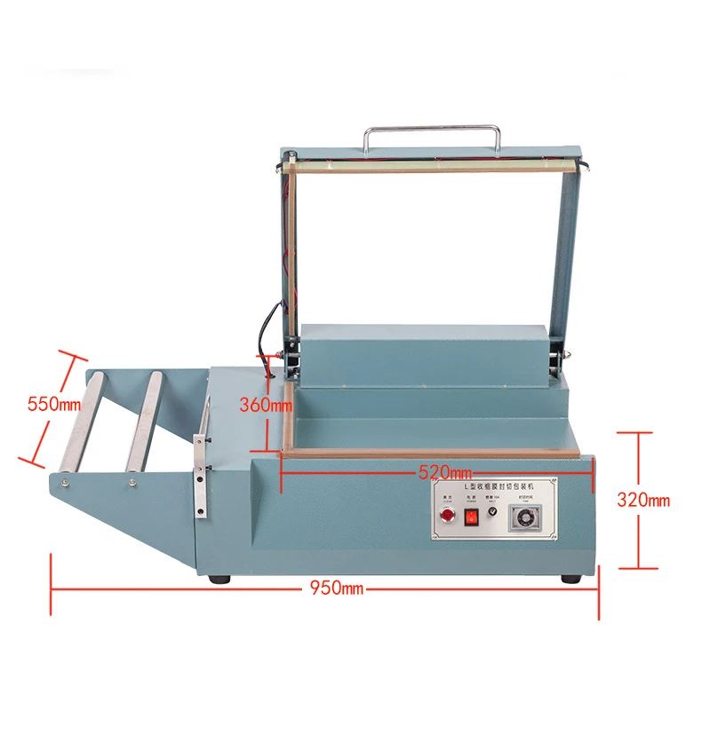 FQL-380L Manual menyusut Film penyegelan dan mesin pemotong L jenis penyegelan dan mesin pemotong mesin penyegel