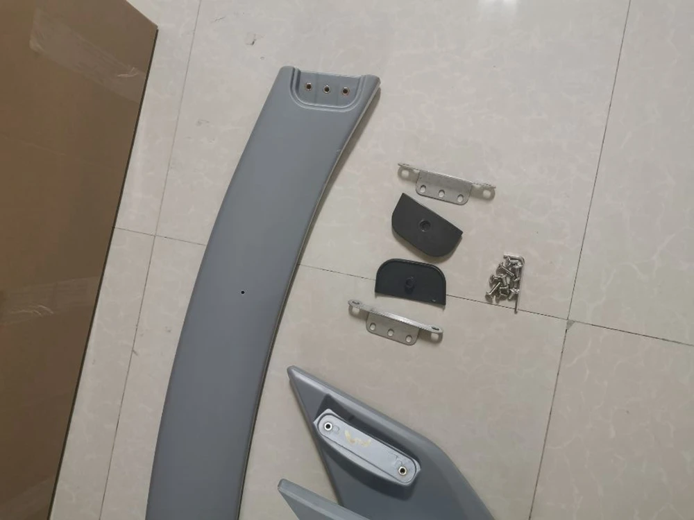 Car Styling ABS Plastic Material Unpainted Color Rear Trunk Boot Wing Rear Lip Roof Spoiler For Toyota Prius 2009-2014