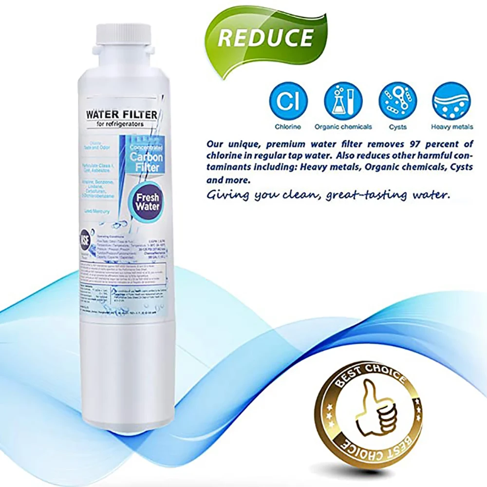 DA29-00020B Water Filter Replacement for Samsung DA29-00020B-1, DA97 08006A-1, Haf-Cin,  RF4267HARS, RF28HMEDBSR,    (2 Pack)